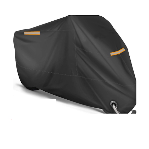 (200*90*100cm, storlek M) svart 190T cykelöverdrag i sidenpolyester,