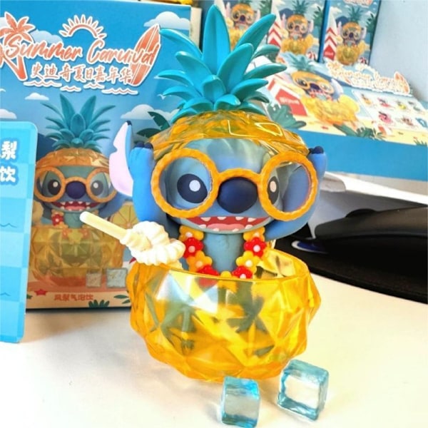 Blindbox-dockor trendiga leksaker figurer söta dockpresenter Pineapple Sparkling Drink