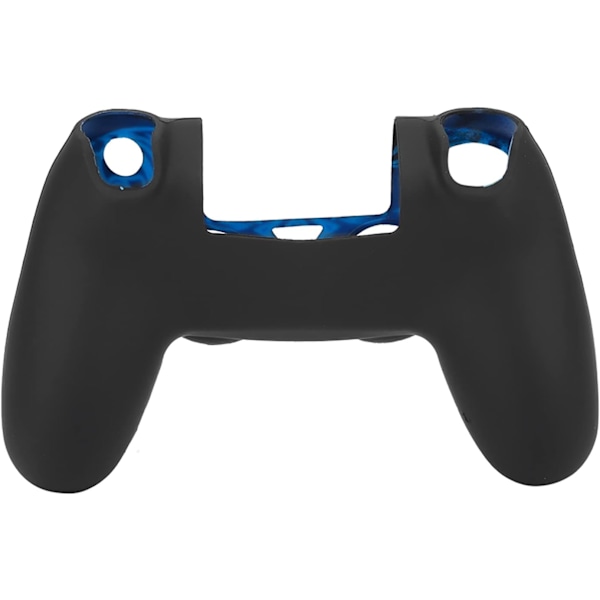 Spilcontroller Skin Grip Cover Case, Blødt Silikone Etui, Skin Grip Shell Cover til PlayStation 4 PS4 Controller Black-Blue