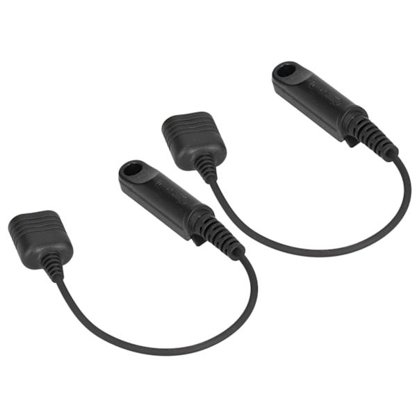 2 stk. Walkie Talkie Audio Kabel Adapter Headset Adapter til UV-9R Plus K Port 2 Pin Headset{hh} 0.2