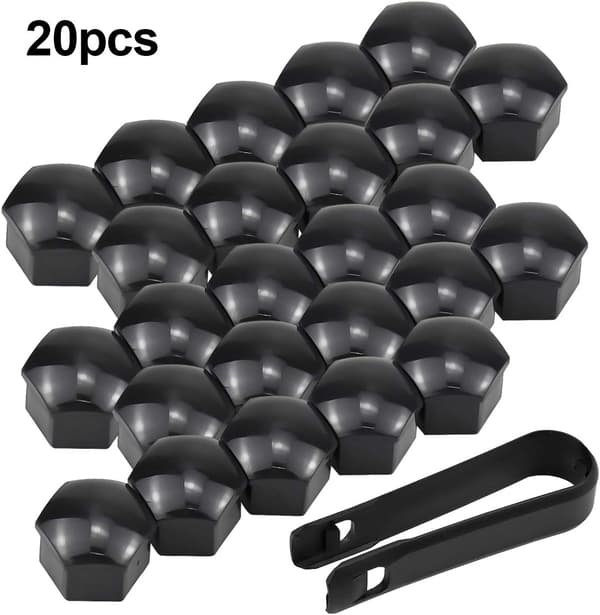 Pyöränmutterisuojus Pulttimutterisuojus 17mm 20 Pyöränmutterisuojus Pyöränpulttimutterisuojus Ruuvinsuojus