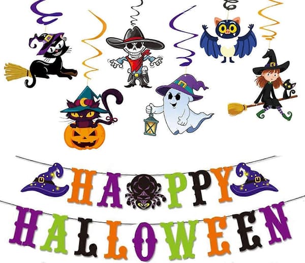 Kit Dekorationer Halloween, Dco Halloween Deco Halloween Interiör, Kit Halloween @