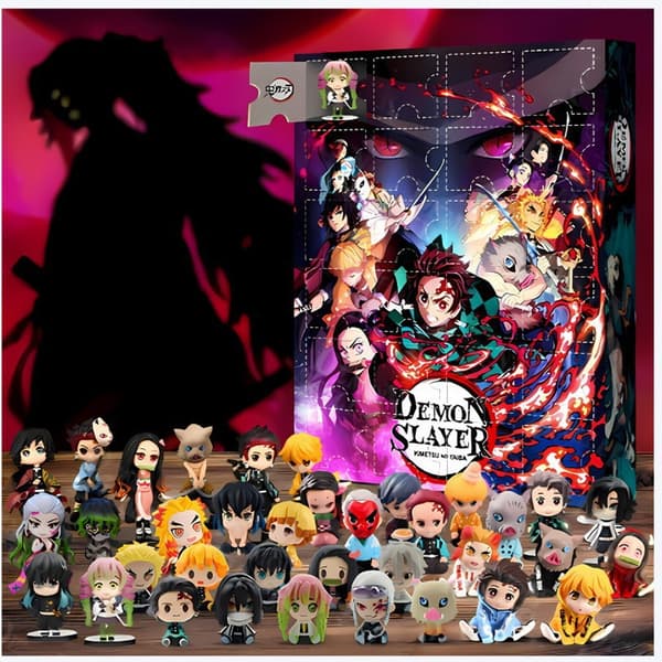Demon Slayer Julekalender Blind Box Figur Demon Slayer 2 26*18*3cm