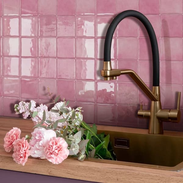 Selvklæbende 3D-vægfliser - Peel and Stick Backsplash-fliser 15x15cm Olieafvisende Grøn Groente