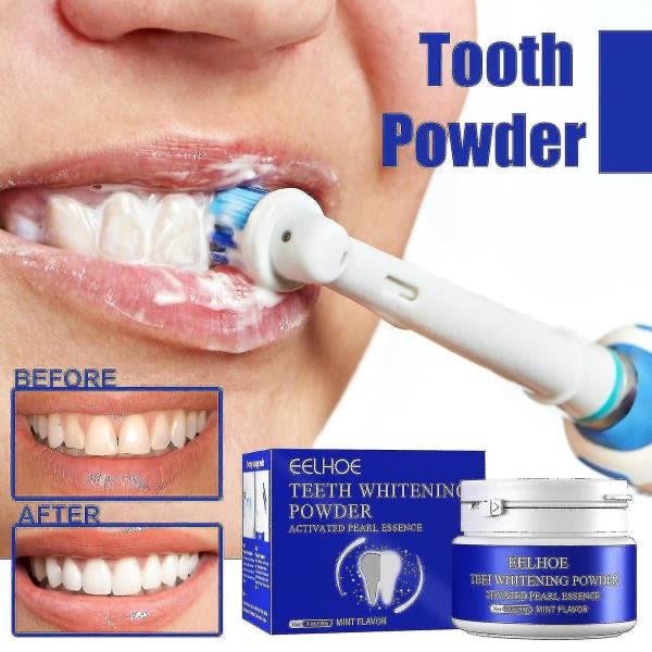 Utsökt tandpulver Skönhetständer Oral Clean Fresh Tooth Clean
