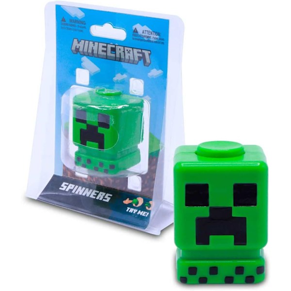 minecraft Min värld perifer fidget spinner dekompressionsleksak dekompressionsartefakt dockprydnader (vitt spöke)
