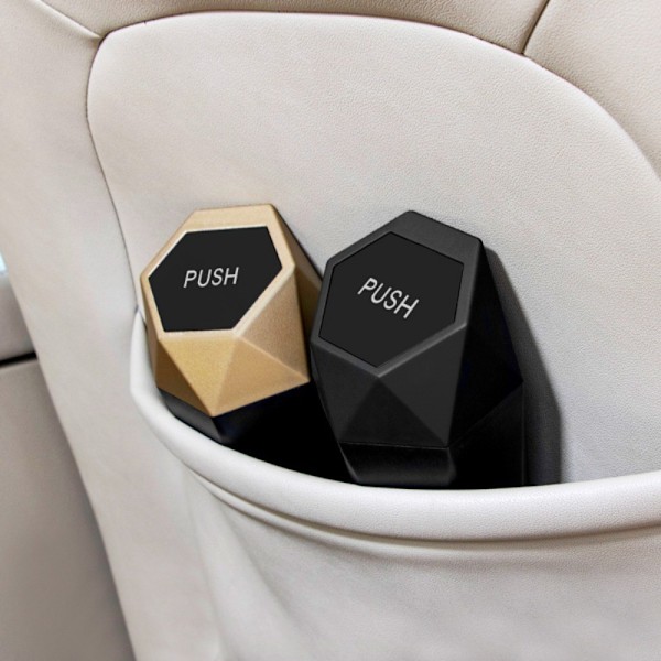 Bilsoppsamlare med lock SILVER
