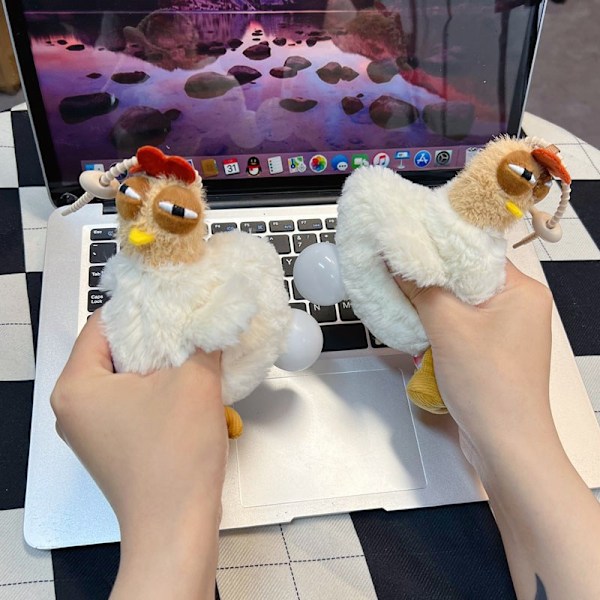 Kapibara Kupla Nukke Purista Hauska Nukke Pehmolelu Kapibara Riipus Vinkuva Opiskelijalahja 2 wagging tail capybara keychains