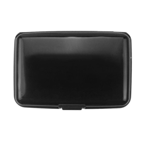 Kredittkortholder / visittkortholder / etui Aluminium Metall Svart Svart
