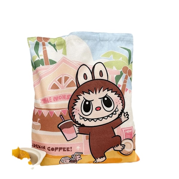 La Canvas Väska Dam Student Söt Tecknad Shopping Handväska Casual Axelväska Monstren Utomhus Rese Användning YB13G YB13G bok YB13G bok {HH} YB13G book 35cm 40cm
