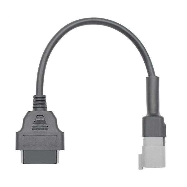 6PIN till 16PIN Diagnostisk OBD2 Kabeladapter, OBDII Scanner Ersättning för CAN AM Moto ATV UTV Motorcykel Cykelverktyg-WELLNGS