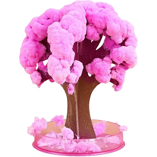 Magisk Juletre Voksende DIY Kit Kirsebærtre Krystall Dekorasjon Skrivebord Blomstrende Papirtre for Julebord Dekor Unik Hjemmespill Gave{F2}