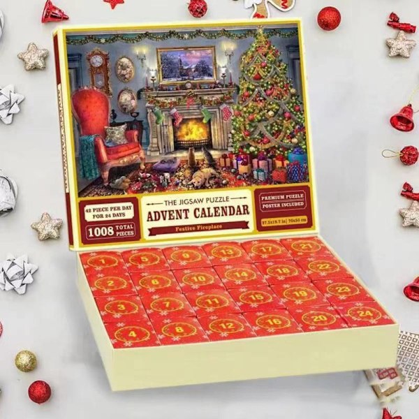 Christmas Advent Calendar Puzzle Christmas Advent Countdown