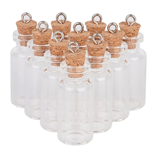 10-Pack Mini Mason Jar Bead Jewelry Mason Jar Storage