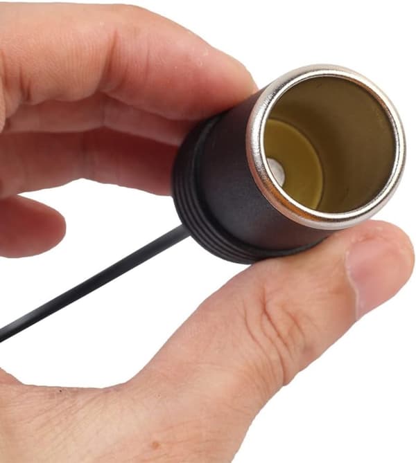 USB til cigarettænderadapter 5V til 12V hunstikkonverter opladerkabel