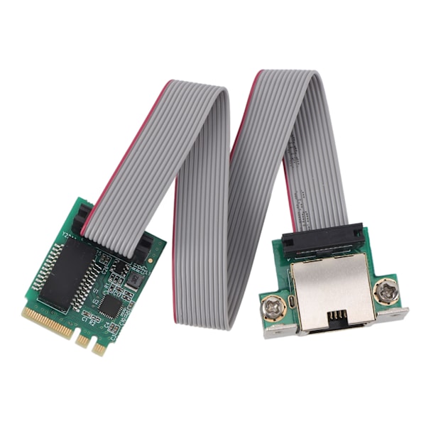 M.2 1000M Ethernet Nätverkskort 10M/1G/100M Enkel Port RJ45 M.2 AE till RTL8111H Gigabit Ethernet Kort för Stationär PC