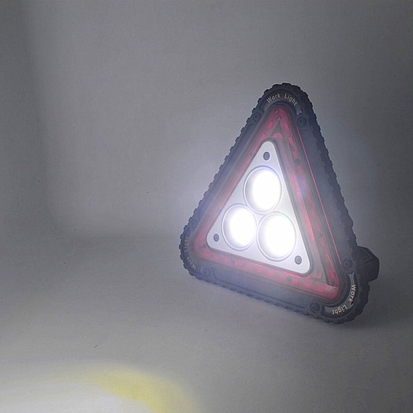 Vandtæt 30W 1500LM LED Arbejdslampe 3 COB Bærbar LED