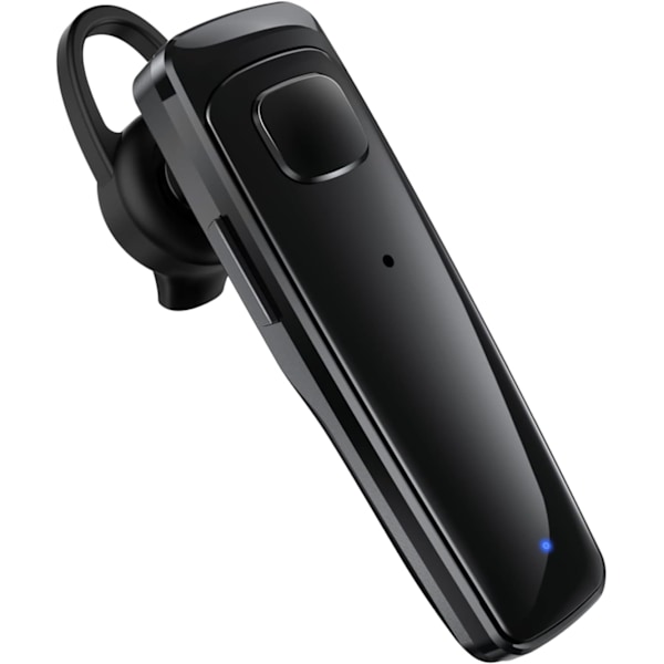 Bluetooth-headset - V5.0 Trådlöst Handsfree Öronpropp med Inbyggd Dubbel Mikrofon Brusreducering, 16 Timmar HD Samtalstid Ultralätt Headset för (Svart)