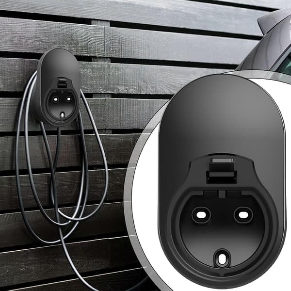 Typ 2 EV-laddarkabelhållare Väggfäste för inom- och utomhusbruk i garage