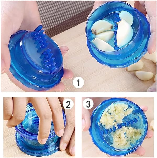 Manual Garlic Press Plastic Garlic Chopper Kitchen Restaurant Manual Garlic Chopper Kitchen Tool