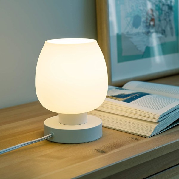 Touch Sängbordslampa - Modern Liten Lampa för Sovrum Vardagsrum
