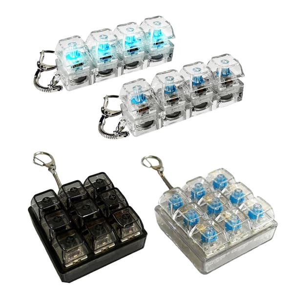 Ergonomisk switchtester til mekaniske tastaturer Nøglering Vedhæng 4/9 taster B 0.05