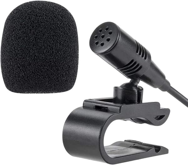2,5 mm ekstern mikrofon for Pioneer bilstereo Bluetooth lydradio hovedenhet mikrofon