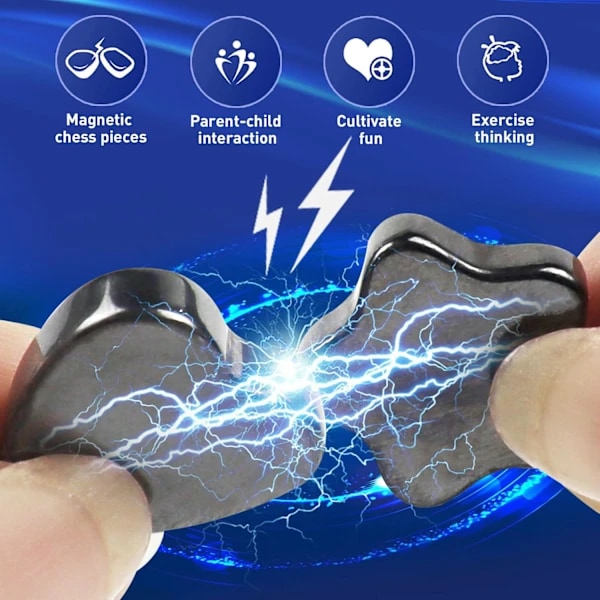 Magneettinen Shakkipelit - Uusi Perhepeli 2024 - Hauska Magneettinen Shakkipelit Magneettien Kanssa 1pcs