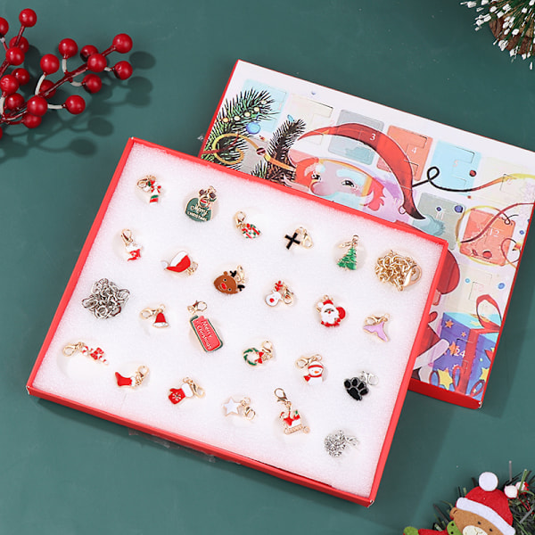24-dages Julekalender Legetøjssæt Jule Nedtælling Blind Box B