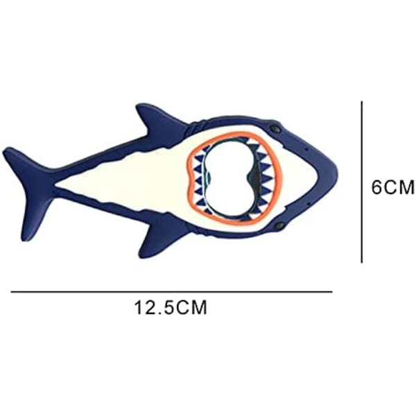 Flaskeåbner Haj Øl Flaskeåbner Magnet 3d Sød Tegneserie Dyr Sodavand Drikkevare Flaskeåbner Bar Køkken Værktøj Gave Blå