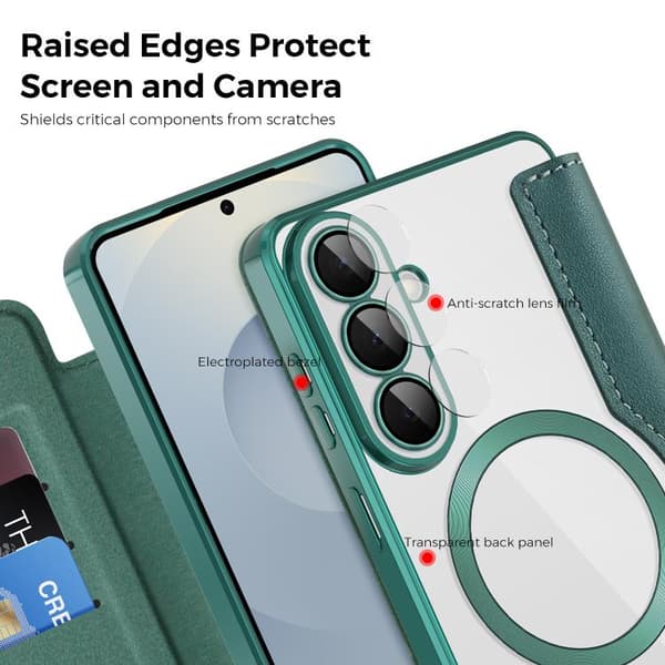 Samsung Galaxy S26+ / S26 Plus 5G Cover med MagSafe RFID Tyverisikring Læder