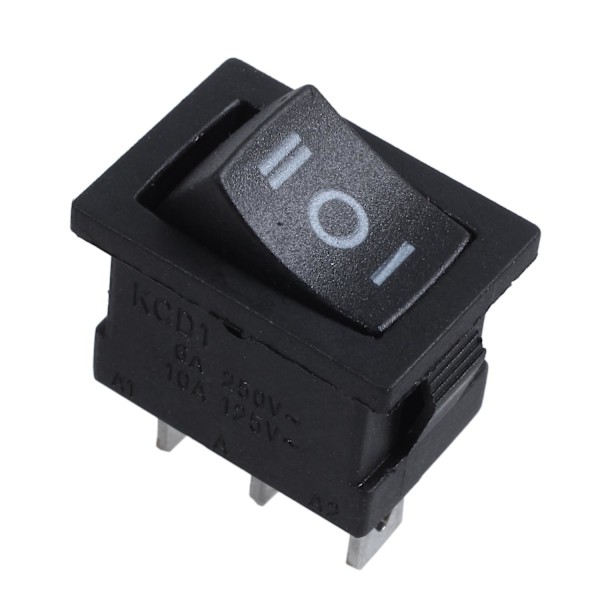 SPDT På-Av-På 3-Positions Snäpp-In Båtvippströmbrytare AC 250V/6A 125V/10A {hh} As Shown