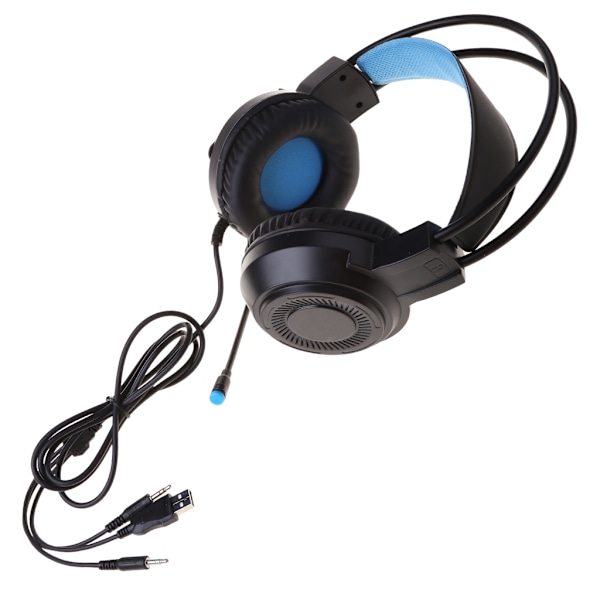 Professionelle Stereohovedtelefoner Gaming Headset med Støjreducerende Mikrofon