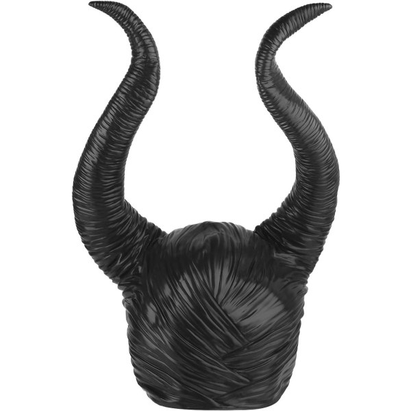 1x Maleficent Headpiece Kostym Halloween Hat Maleficent Queen Horns Black