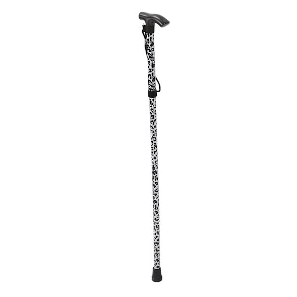 Foldbar vandrestav i aluminiumslegering, ergonomisk, udtrækkelig, 5 niveauer, foldbar vandrestav til ældre og handicappede