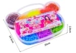 Loom Bands -setti - 600 kpl eri väreissä ja useita tarvikkeita multifärg multicolor