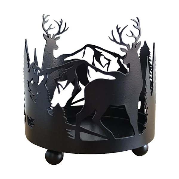 Creative Iron Candlestick Circular Candlestick DEER DEER