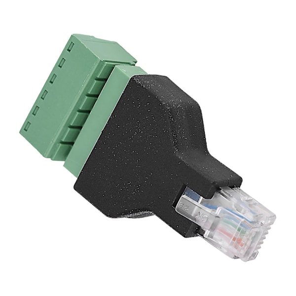 1kpl Ethernet Rj12 6p6c uros - 6-nastainen ruuviliitinadapteri