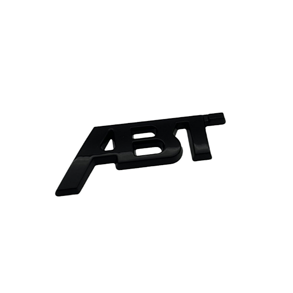 Blank Svart Abt Tuning Dekal Baklucke Emblem Märke Bagageutrymme