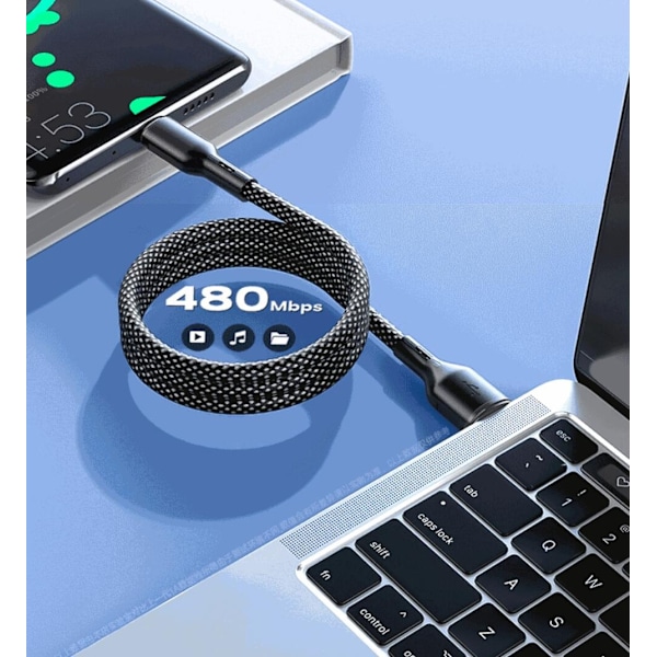 MagnoLoop – Älykäs magneettinen latauskaapeli musta{hh] Black USB _x0013_ USB-C