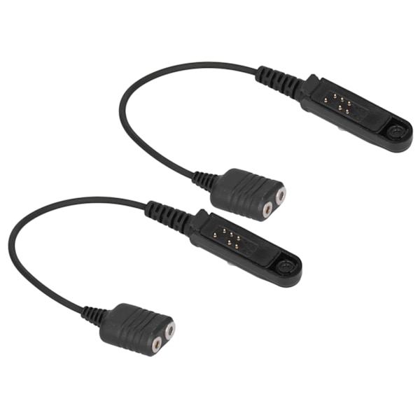 2 stk. Walkie Talkie Audio Kabel Adapter Headset Adapter til UV-9R Plus K Port 2 Pin Headset{hh} 0.2