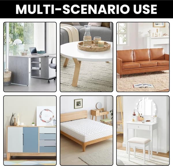 Møbelstigerør 10 cm Justerbar Seng Stol Bord Sofa Løfter Kraftig