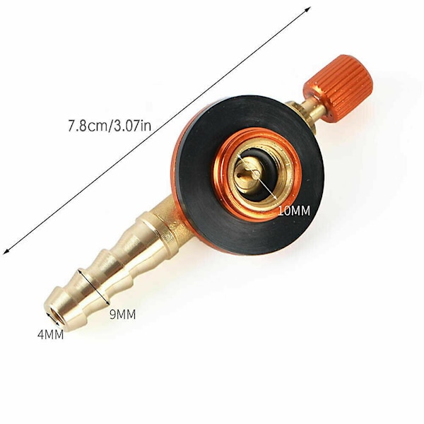 Camping Gasskomfyr Varmeovn Ventiladapter Slange Regulator Propan Påfylling Gasstank{hh]