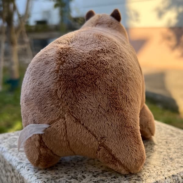 22,35 cm Capybara Plyslegetøj Blødt Udstoppede Dyr Gave Brown