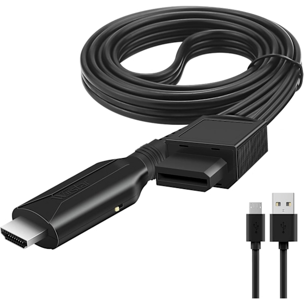 Wii till HDMI-konverterare Wii HDMI-adapterkabel 1m/3.2ft 1080P Lämplig{hh}