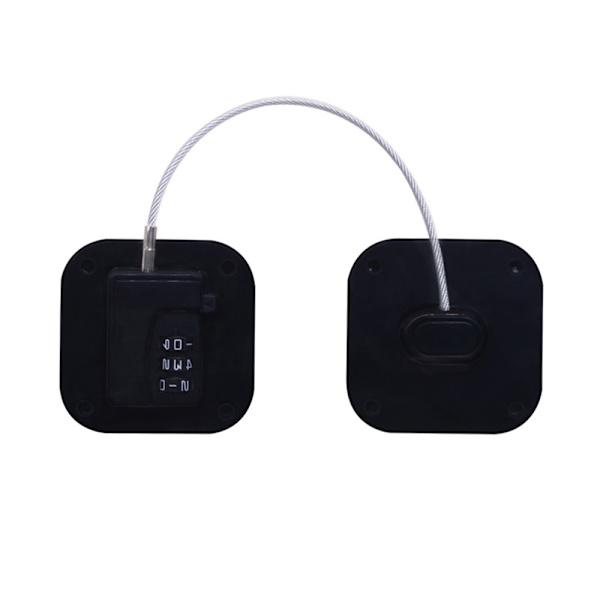 KZQ-Kjøleskapslås for skap bla bla black Coded Lock