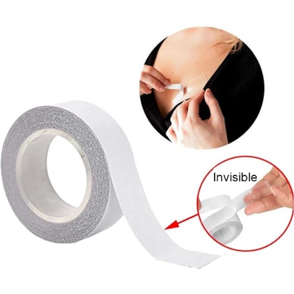 Usynlig dobbeltsidig kropp- og klesbinding (transparent){hh} 3M