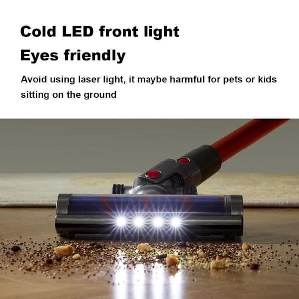 Sladdlös Dammsugare - Liectroux - i10 - 27000Pa - LED-belysning - HEPA E13-filtrering