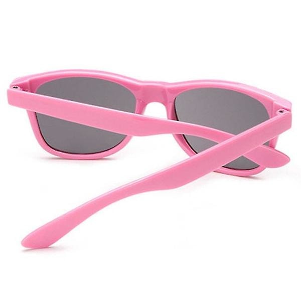 Små Solglasögon för Barn - Wayfarer Solglasögon för Barn - Rosa Rosa{HH}