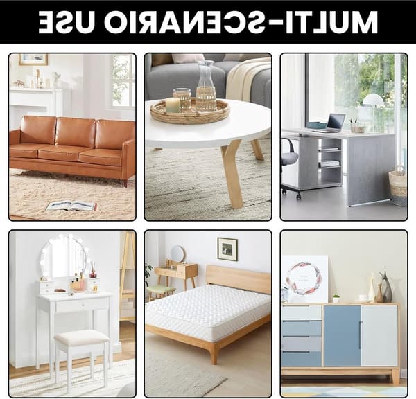 Møbelstigerør 10 cm Justerbar Seng Stol Bord Sofa Løfter Kraftig